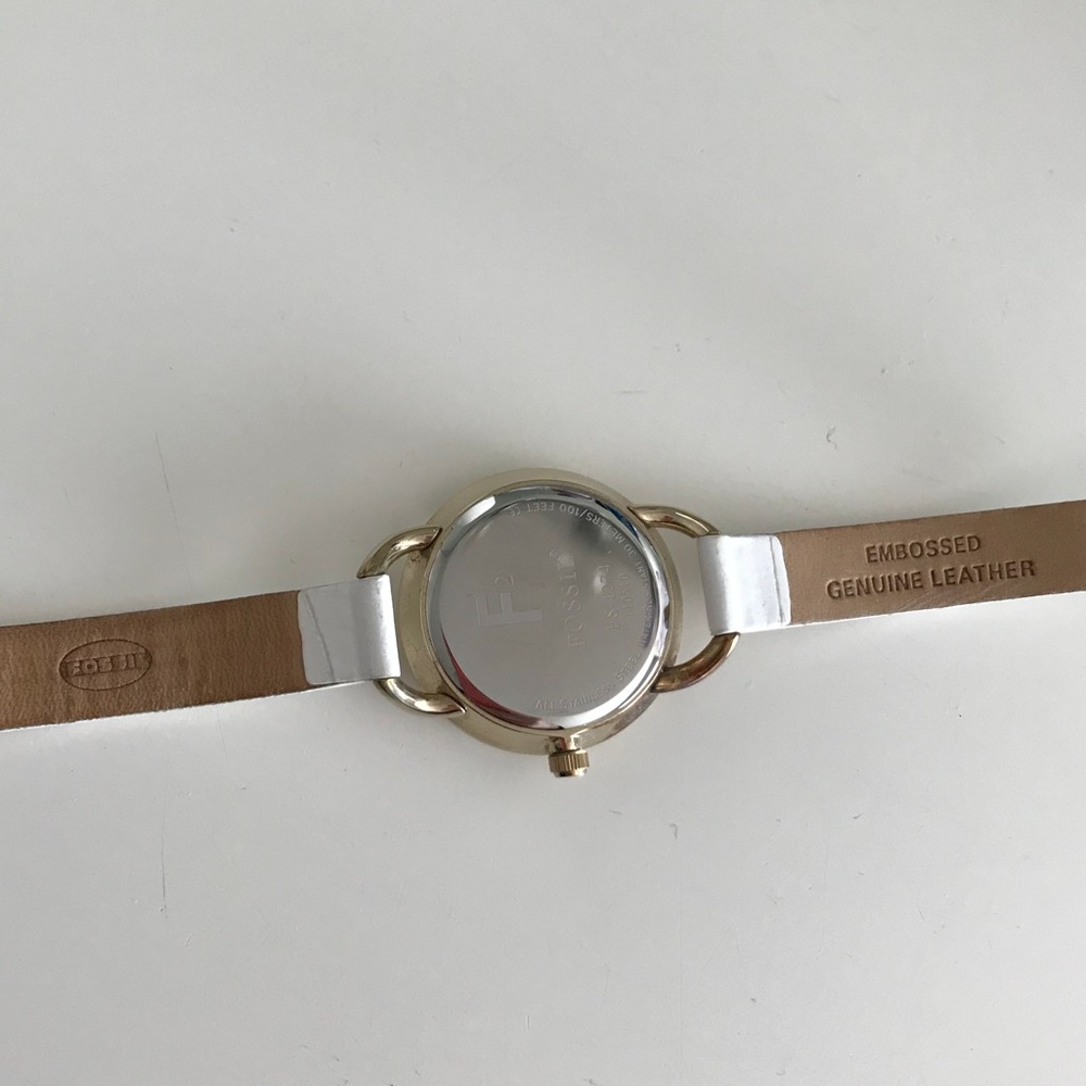Fossil Watch - White/Gold Rhinestone - Picture 3 of 4